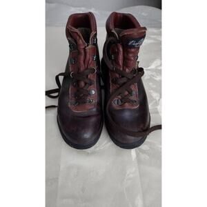 Vintage Vasque Boots Mens Size 8.5M Gore-Tex Skywalk Hiking Leather 90s